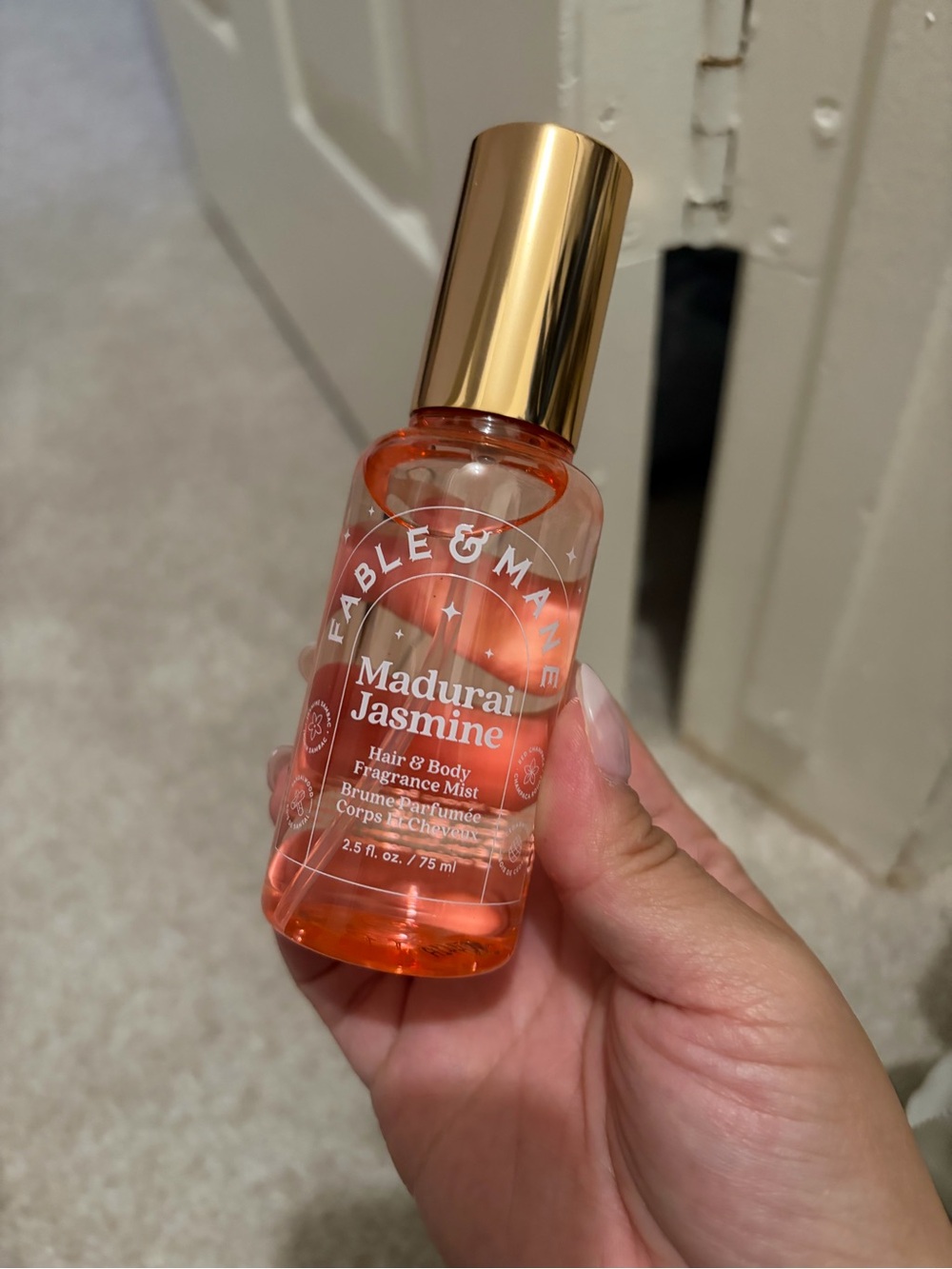 Fable & Mane Madurai Jasmine Hair & Body Fragrance Mist